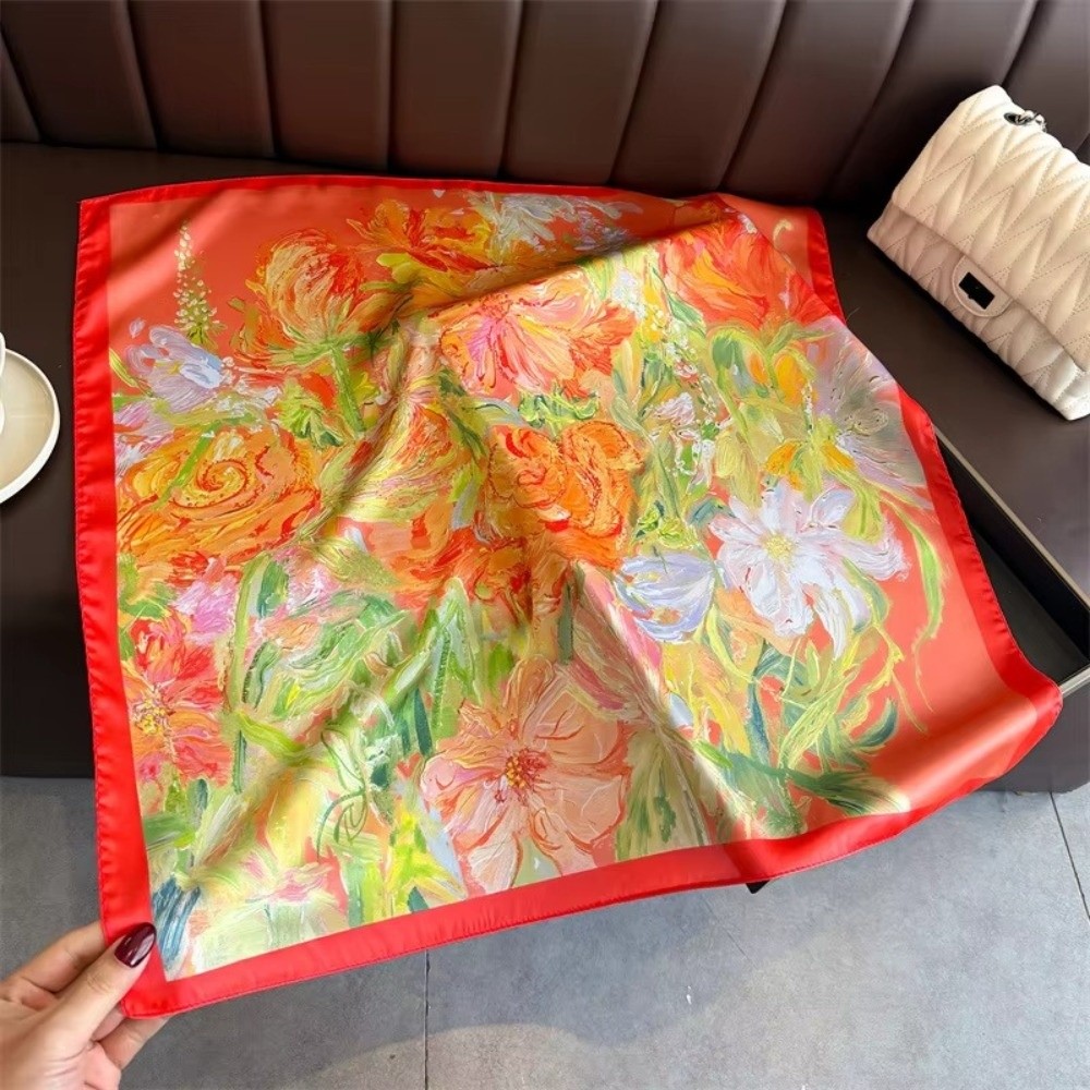 Luxury Bags China - Neues 70cm Luxus Quadratisches Seidenschal mit
